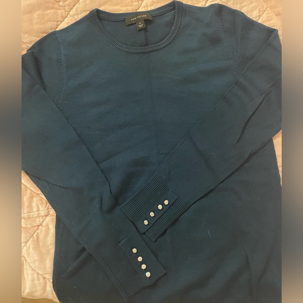 Ann Taylor Turquoise Sweater